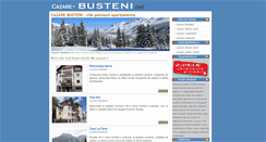 Desktop Screenshot of cazare-busteni.net